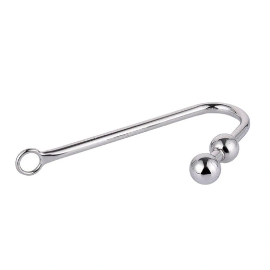 Anal Hooks Anal Two Stainless Hook Balls Steel 4417 Pleasurable 0909